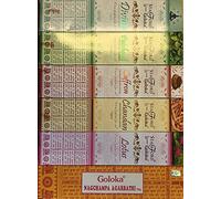 Goloka Nag Champa Variety Carton Mix 12 X 15G Boxes of Incense - 2 Packets Each of Nag Champa, Chandan, Patchouli, Saffron, Divine And Lotus by Goloka