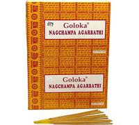 Goloka Nagchampa Agarbathi, incenso, 24 Box