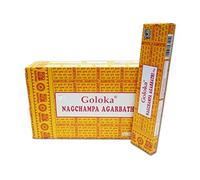 Goloka Nagchampa Agarbathi, incenso, 6 Box