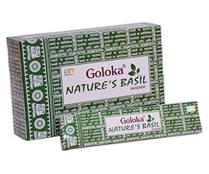 Goloka Nature' s Nest incenso 15 gms Basil