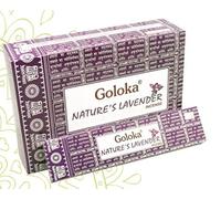 GOLOKA Natures Parijatha Bastoncini di incenso, Confezione da 12 Pezzi