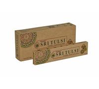 Goloka Organika serie di bastoncini di incenso di fascia alta - 6 scatole da 15 g (totale 90 gm) (Sri tulsi)