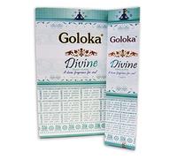 Goloka - Set di 12 Bastoncini di Incenso, Aroma: Divine, 15 gr
