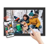 Golony Cornice fotografica digitale WiFi, specchio luminoso da 10,1", touch screen LCD IPS 1280 x 800, memoria integrata da 16 GB, rotazione automatica, miglior regalo, condividi felici da qualsiasi