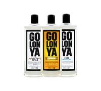 Golonya - AQUA - LEMON - SPICE - Tre Flaconi Acqua di Colonia - Kolonya 3x250 ml - Rinfrescante - Intenso - Sentore Marino, Limone, Spezie - Profumo unisex