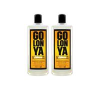 Golonya - LEMON - Due Flaconi Acqua di Colonia - Kolonya 2x250 ml - Rinfrescante - Intenso - Sentore di Limone - Profumo unisex a lunga durata