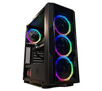 Golook PC Desktop Gaming RGB Intel i5-11400F Scheda Video Dedicata Nvidia RTX3050 8GB DDR6 16GB DDR4 3200MHZ SSD 1TB M.2 NVME WiFi Windows 11 Pro Computer Fisso