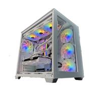 Golook PC Gaming Mr. White 2.1 - Ryzen 5 9600X / 32GB RAM DDR5 6000MHZ / 1TB NVME M.2 / RTX 5070 12GB / 10 Ventole Raffreddamento Liqudio 360mm / Full White Bianco - Computer Fisso