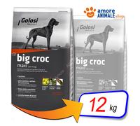 Golosi DOG Adult → Big Croc - 12 kg - Crocchette Per Cani, Mangime Cane