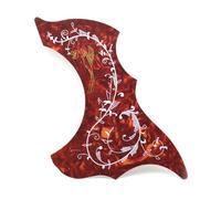 Golpeador De Guitarra Acústica Battipenna Per Chitarra Folk Da 41 Pollici Trasparente A Forma Di Uccello Nero(5)