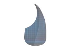 Golpeador De Guitarra Battipenna Per Chitarra Acustica Ultra Sottile Battipenna Per Chitarra Protezione Trasparente Per Chitarra Folk(4)