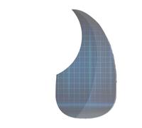 Golpeador De Guitarra Battipenna Per Chitarra Acustica Ultra Sottile Battipenna Per Chitarra Protezione Trasparente Per Chitarra Folk(5)