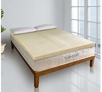 Gols - Coprimaterasso in lattice biologico, 7,6 cm, morbido