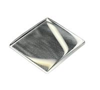 GOLUCY Vetro for orologio quadrato in cristallo da 19 mm a 34 mm, vetro ad alta trasparenza for specchio for orologio a doppio incasso, 1 pezz0(22mm)