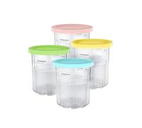 GoMaihe Contenitore compatibile con Ninja CREAMi Deluxe: set di 4 tubs accessori per la Ninja Creami NC501 NC500 - senza BPA lavabile in lavastoviglie