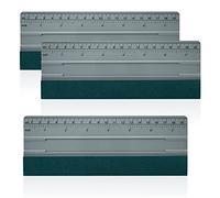 Gomake 3pcs 7.6-inch Vinyl Wrap Squeegee with Felt Edge, Measuring Guidelines, Ideal for Automotive Vinyl Film Wrapping & Window Tint Film Application