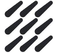 GOMAKERER 24pz Antiscivolo per Tracolla Della Borsa, Supporto per Borsa Autoadesivo In Silicone Antiscivolo Tracolla per Borsa A Tracolla, Borsa A Mano, Zaino, Nero, 68x20.5x0.5mm