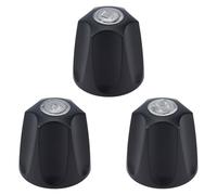 GOMAKERER 3 pezzo di Ricambio per Manopola Doccia In Metallo, Kit di Rifinitura per La Ristrutturazione Della Maniglia Del Rubinetto Della Vasca Da Bagno per Vasca Price/Pfister Verve (Nero Opaco)