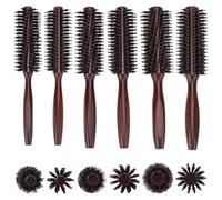 GOMAKERER Set di 6 spazzole rotonde per capelli, 4,5 cm, 4,5 cm, 4,5 cm, 4,5 cm, spazzole per capelli per asciugare i capelli, arricciare e lucidare