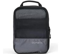 Gomatic Organizer Valigia Medio - Cubo Compressore da Viaggio per Bagaglio a Mano - Salvaspazio 50% - Ultraleggero, Lavabile, Nylon Impermeabile, 29×19×12cm Grigio