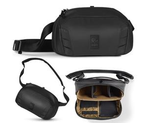Gomatic Sling Bag Fotográfica 8L - Borsa Compacta para Cámara Mirrorless/Reflex, Impermeable, Diseño Peter McKinnon, Acceso Rápido, Divisores Internos, Ideal para Fotografía Urbana o de Viaje