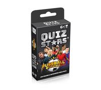 Gomazing QUIZSTARS - Gioco di carte da calcio con 400 domande su 50 migliori giocatori - quiz di calcio per 2-8 giocatori - dai 6 anni in su, in tedesco, design di alta qualità