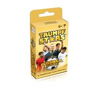 Gomazing TRUMPFSTARS - 50 carte da calcio con 50 stelle del mondo, design alla moda, gioco di carte per 2-8 giocatori, età 6+, carte da calcio, tedesco