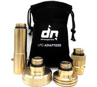 Gomet DN Autogas Parts GPL Autogas Safefill - Set di adattatori di ricarica per serbatoi da 21,8 mm per tutta Europa ACME DISH EURONOZZLE a baionetta con borsa