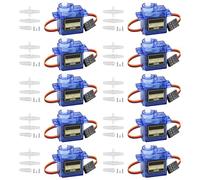 GOMETY 10 pezzi 9G Micro Servo Motore Micro Servo Servo Servo per RC Robot Braccio Elicottero Auto Modelli di Veicoli Controllo con Cavo Mini Servos Arduino Project
