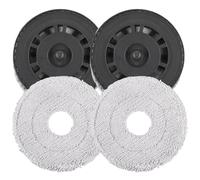 GOMETY 2 panni per mocio con supporto di ricambio, spazzole L20 Ultra Accessori, piastre per pulizia dei pavimenti L10s Pro Ultra Heat / X40 Ultra / X40 Master / L40 Ultra, robot aspirapolvere