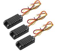 GOMETY 3 Pezzi Sensore Digitale Capacitivo di Temperatura e Umidità, Modulo Sensore di Temperatura e Umidità DHT21/AM2301A, Compatibile con Progetti Arduino, Nero