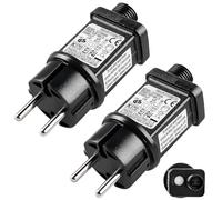 GOMETY 31V 6W Trasformatore LED Con Timer E Funzione Memoria, Adattatore Impermeabile IP44 Per Uso Interno Ed Esterno, Luci Natalizie, Catene Di Luci E Tende Di Luci