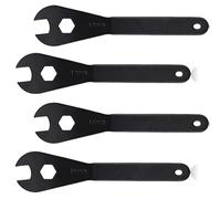 GOMETY 4 chiavi a cono, 15/16/17/18 mm, set di attrezzi, cono in acciaio al carbonio per la rimozione della bicicletta, chiave conica multifunzione per attrezzi di riparazione della bicicletta