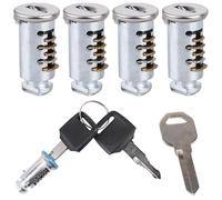 GOMETY 4 noccioli di serratura per Thule, chiavi Thule. Contiene 4 cilindri di chiusura, 2 chiavi e 1 chiave di controllo