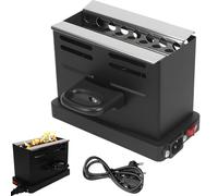 GOMETY Accenditore elettrico a carbone, accenditore a carbone con griglia di carbone, elettrico per barbecue a carbone, accessori per barbecue per esterni, piastra elettrica per barbecue