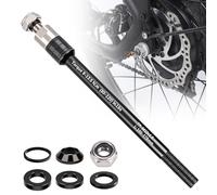 GOMETY Adattatore per asse a incastro, rimorchio per bicicletta, M12 x 1,0, 160-178 mm, lunghezza del gambo regolabile con rimorchio per bicicletta, adattatore per asse a innesto, compatibile con la