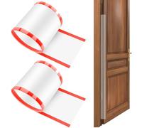 GOMETY Confezione da 2 Protezioni a Morsetto per Porte, 120 x 23 cm, Protezione a Morsetto per Dita per Porte per Bambini, Protezione a Morsetto per Porte Autoadesiva, Protezione di Sicurezza,