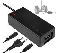 GOMETY Hoverboard, cavo di ricarica, 42 V, 2 A, 3 poli, AC, caricatore per scooter, caricabatterie per scooter elettrico, adattatore di alimentazione per scooter elettrico autobilanciante, scooter