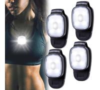 GOMETY Lampadine Con Clip Per Esterni - Lampada Frontale LED Con 3 Modalità, Ricaricabile USB, Luce Da Corsa, Piccola Torcia, Sicurezza Per Escursioni