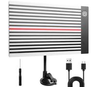 GOMETY Luce per riparazione delle ammaccature senza vernice, pannello luminoso LED con supporto regolabile, lampada di prova USB per carrozzeria e pannello riflettente LED, kit di riparazione