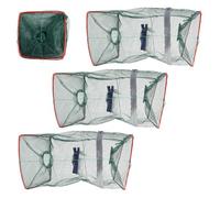 GOMETY Pesca Esca Rete: 3 Pezzi Rete Pieghevole per Pesci, Rete Efficiente per Anguille, Per Pesca in Acqua Dolce e Salata (50 * 24 * 24cm)