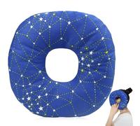 GOMETY Piercing cuscino, 23 x 23 x 5 cm, cuscino per orecchie contro mal d'orecchio, ciambella, cuscino per chi dorme sul fianco, per alleviare il dolore nell'orecchio, con ciambella, cuscino per