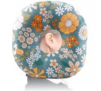 GOMETY Piercing cuscino con foro, 28 x 28 x 6 cm, cuscino per orecchie contro mal d'orecchio, ciambella, cuscino per chi dorme sul fianco, per alleviare il dolore nell'orecchio, con ciambella, cuscino