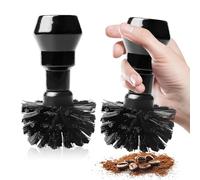 GOMETY - Set di 2 pennelli per la pulizia del macinacaffè, pennello da caffè, pennello per caffè espresso, pennello da caffè per macchina da caffè