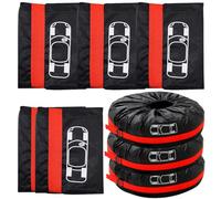 GOMETY Set di 5 borse per pneumatici, 18-23 pollici, impermeabile, antipolvere, per trasporto e stoccaggio puliti (diametro 80 cm/31 in)