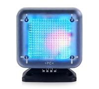 GOMETY Simulatore TV LED simulatore TV con 12 LED e 3 programmi, TV atrappa, simulazione di luce per uso come protezione anti-effrazione, efficienza energetica con timer