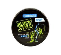 Gomgel Block Style, Cera per Capelli Effetto Ultra Opaco, Cera Professionale a Tenuta Estrema - 100 ML