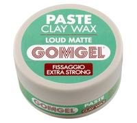 Gomgel | Paste Clay Wax Loud Matte, Cera per Capelli Uomo a Base di Argilla, Effetto Opaco, Fissaggio Extra Strong, 100ml