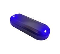 Gomice Allarme fittizio simulato per energia Solare per Auto | di Allarme per Auto Lampeggiante a LED Falso Energia Solare | Allarme per Auto a Lunga Durata della Batteria, antifurto di