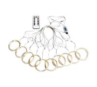 Gomice Lucine a LED, Lucine per Camera da Letto, Luci lucciola stellate con Filo di Rame Impermeabile telecomandate alimentate Tramite USB per Decorazioni Natalizie per Matrimoni